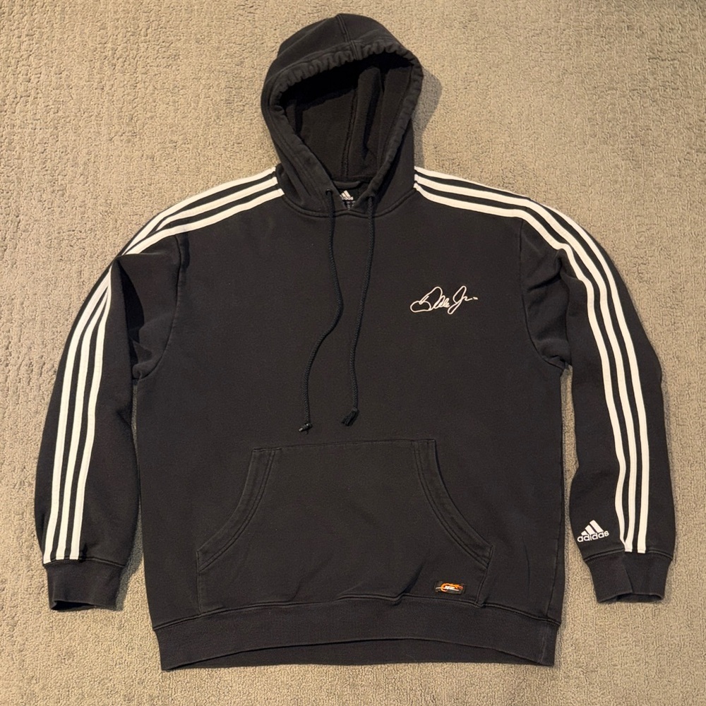 Adidas Dale Earnhardt Jr VINTAGE Hoodie Sweatshirt - Men’s Large - 2008 Nascar